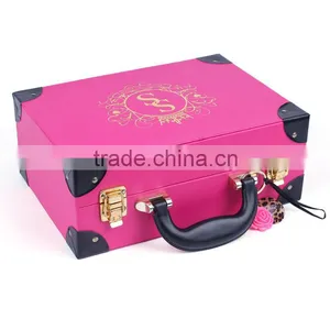 Protable Handheld New Professional Beauty Plastic Make-up Box Nail Product Case thumbnail-2