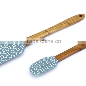 New Product Wood Handle Silcone Spatula thumbnail-3