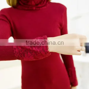 Lace Heap Heap Led Long Sweater thumbnail-3