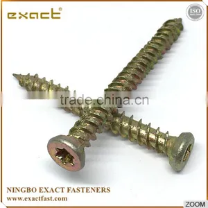 Zinc White Zinc Yellow Small Head Torx Recess Concrete Screw thumbnail-3