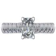 925 Sterling Silver Solitaire Engagement Anniversary Ring Mount107 thumbnail-1