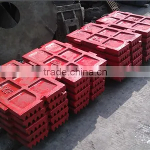 JAW CRUSHER PARTS FIXED AND MOVABLE JAW PLATE thumbnail-2