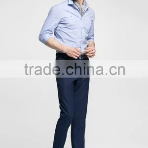 Men's Fashion Casual Cotton Shirt With Printed Pattern thumbnail-1