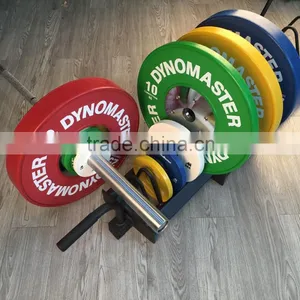 Premium Bumper Weight Plates Set 10 KG Barbell Set Competition Barbell Set thumbnail-2