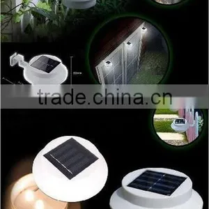 NEW Solar Powered Wall Pathway Lighting / Fence Gutter Outdoor Solar Garden Yard LED Light thumbnail-6