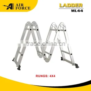 AF ML44 4X4 Steps EN 131 Multi-purpose Aluminum Ladder thumbnail-1