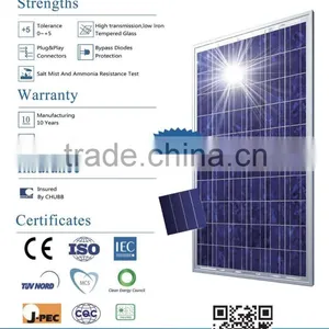 Most Popular! Hot Sale! Polycrystalline Solar Panel/module 260w Rooftop System thumbnail-2