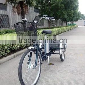 3 Wheel Handicapped 250W Electric Tricycle for Adults thumbnail-1