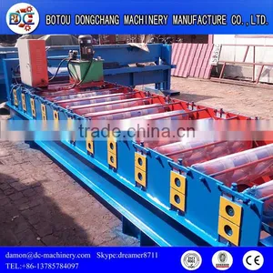 Manufacturers Supply PPGI Steel Roof Sheet Trapezoid Cold Roll Forming Machine Roofing Sheets Making Machine thumbnail-5