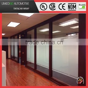 Wholesales 1.52*30m Decorative Glass Frosting Film With Self Adhesive PVC Glass Film thumbnail-2