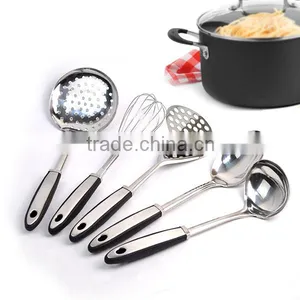 5-Piece Kitchen Cooking Tool Set /Stainless Steel Cooking Utensils Set thumbnail-1