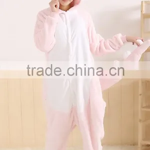 New Pink Dinosaur Adult Animal Winter Fleece Onesie KK860 thumbnail-2