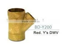 Cast DWV Y of Copper Fitting,Cast DWV Fittings thumbnail-1