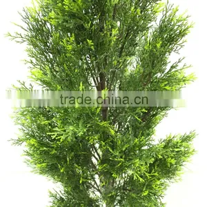 Cheap Outdoor Decorative Wholesale Leaves Branches Artificial Cypress thumbnail-3