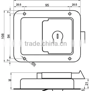 Trailer Paddle Lock thumbnail-2