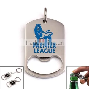 Fashion Stainless Steel Pendant Bottle Opener With Dog Tag thumbnail-2