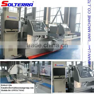 China Manufacturer CNC Aluminium Windows Double Head Cutting Machine thumbnail-1