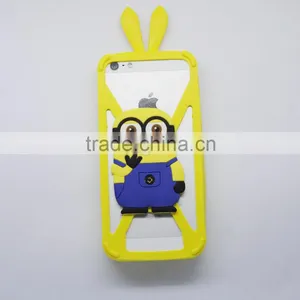 Wholesale Fun Shape Multi Colours OEM Customized Mobile Phone Silicone Rubber Beautiful Covers thumbnail-4