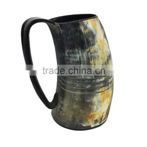 Buffalo Horn Mugs/Carving & Tankard/ thumbnail-5