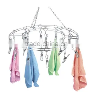 Stainless Steel Clothes Hanger Clothes Hanger;Laudry Clips Hanger;stainless Steel Clips thumbnail-3