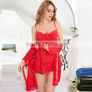 New Lace Chemise Sexy See Through Sleepwear thumbnail-3