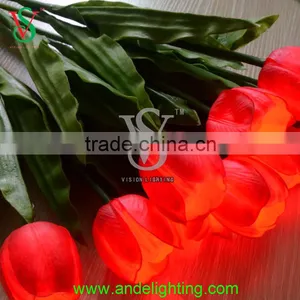 Artificial Plastic Flower Led Garden Lighting thumbnail-3