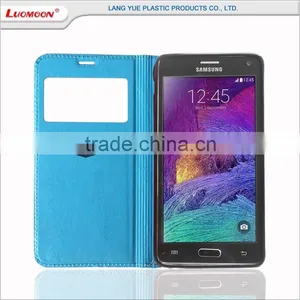 For Samsung Galaxy Note 4 Window View Flip Cover Case thumbnail-4
