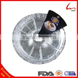 Takeaway Square Aluminum Foil Gas Mat For Keeping Stove Clear thumbnail-1