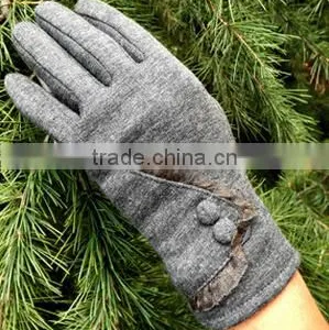 Hot Selling Low Price Full Finger Customize Mirco Velvet Material Cycle Winter Gloves for Woman thumbnail-1