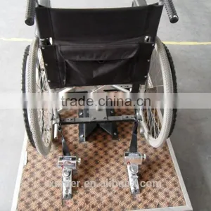 X-801-1 Surface Wheelchair Restraint System Locked in Notched Tracks thumbnail-4