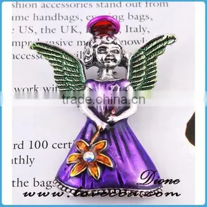 Merry Christmas The Snow Queen Brooch Pins Findings Jewelry thumbnail-1