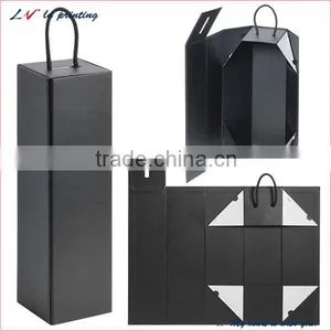 High Quality Magnetic Wine Box With Handle thumbnail-1