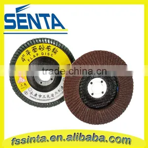 4" 100x16mm Coated Abrasive Flap Disc thumbnail-1