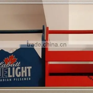 Custom Wooden Carriers 6 Bottles Beer Carrier Pine Wood Beer Tote thumbnail-2