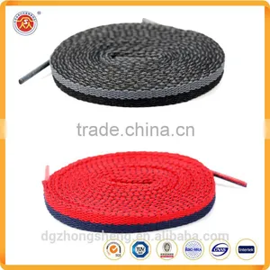 Factory High Quality Bulk Elastic no Tie Shoelaces Custom Tubular Printed Polyester Shoelaces for Sale thumbnail-2