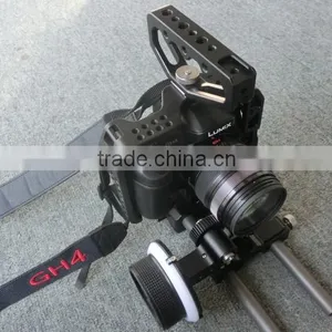 Pansonic GH4 Dslr Rig Shoulder Mount Kit With Detachable Handle Body Case and 15mm System Case thumbnail-5