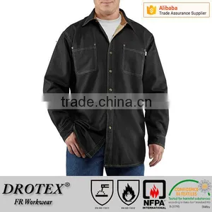 88% Cotton 12% High-tenacity Nylon Stylish Heavy FR Canvas Shirt Jacket thumbnail-1