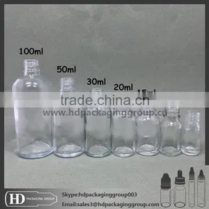 HD 30ml Clear Olive Oil Bottles Dropper Bottle Eliquid Dropper Glass Bottle thumbnail-2