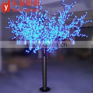 White Osaka Cherry Blossom 480 LEDs Christmas Light Tree 250mm With Steel Pipe + White PU Plastic Trunk thumbnail-4