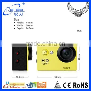 New Arrival 2.0 Inch 12MP 140 Degree Angle 30m Underwater Wifi Action Camera thumbnail-4