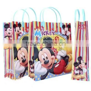 Mic Key Mouse Party Gift Bag Set 6pc Plastic/Reusable thumbnail-2