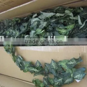 Silk Leaves Garland Green thumbnail-3