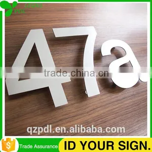 PDL Durable Built Up Cast Brushed Metal Letter Sign thumbnail-6