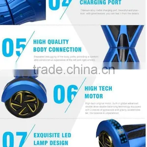 Colorful Newest 8inch Hover Board With 2 Big Wheels Sales in Guangdong thumbnail-5