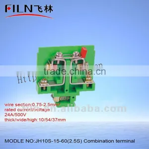 JH10S-15-60 2.5S Push Wire Terminal Block thumbnail-1