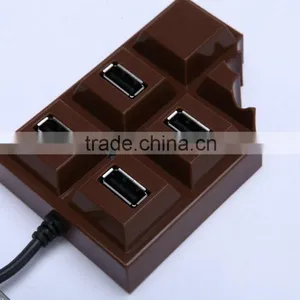 Innovative Designed Chocolate Shaped 4-Port USB Hub--Bus-powered thumbnail-1