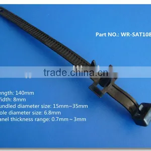 Self Locking Natural Black Nylon Cable Tie thumbnail-1