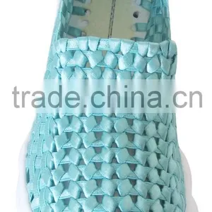 China Factory Women No Lace Shoes Handmade Elastic Woven Shoes HT-209035A thumbnail-2