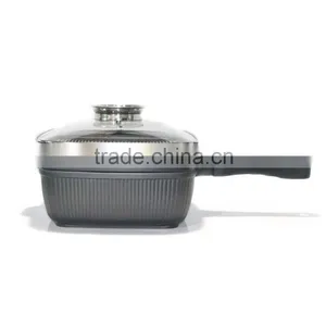 Hot Selling Multifunction Double Pot Set Non-stick Cookware Set Frying Pan thumbnail-5