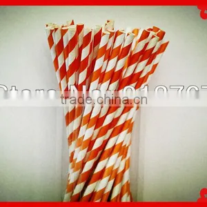 Wholesale Party Colour Printing Paper Straws 12pc , Children Love , Eco-friendly for Wedding Party thumbnail-6